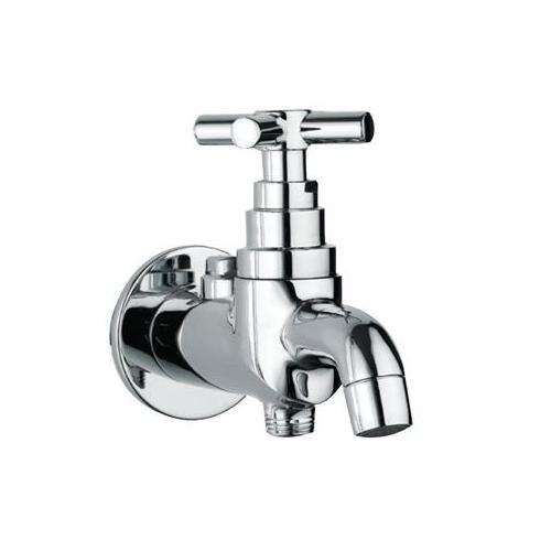 Jaquar 2 Way Bib Cock With Wall Flange, SOL-GLD-6041